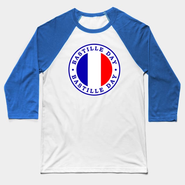 Bastille Day Baseball T-Shirt by Lyvershop